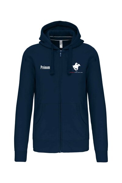 Image Sweat zippé à capuche Medoc polo club 3774