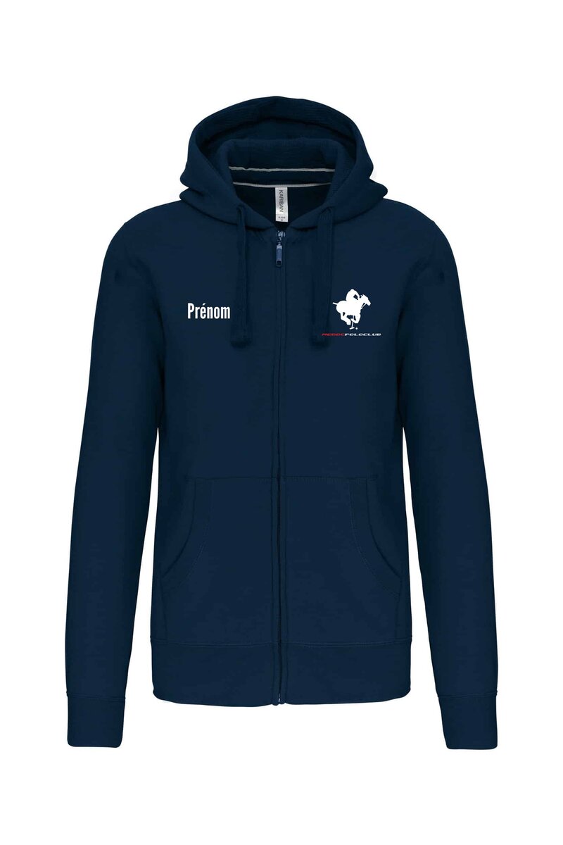 Image Sweat zippé à capuche Medoc polo club 3774