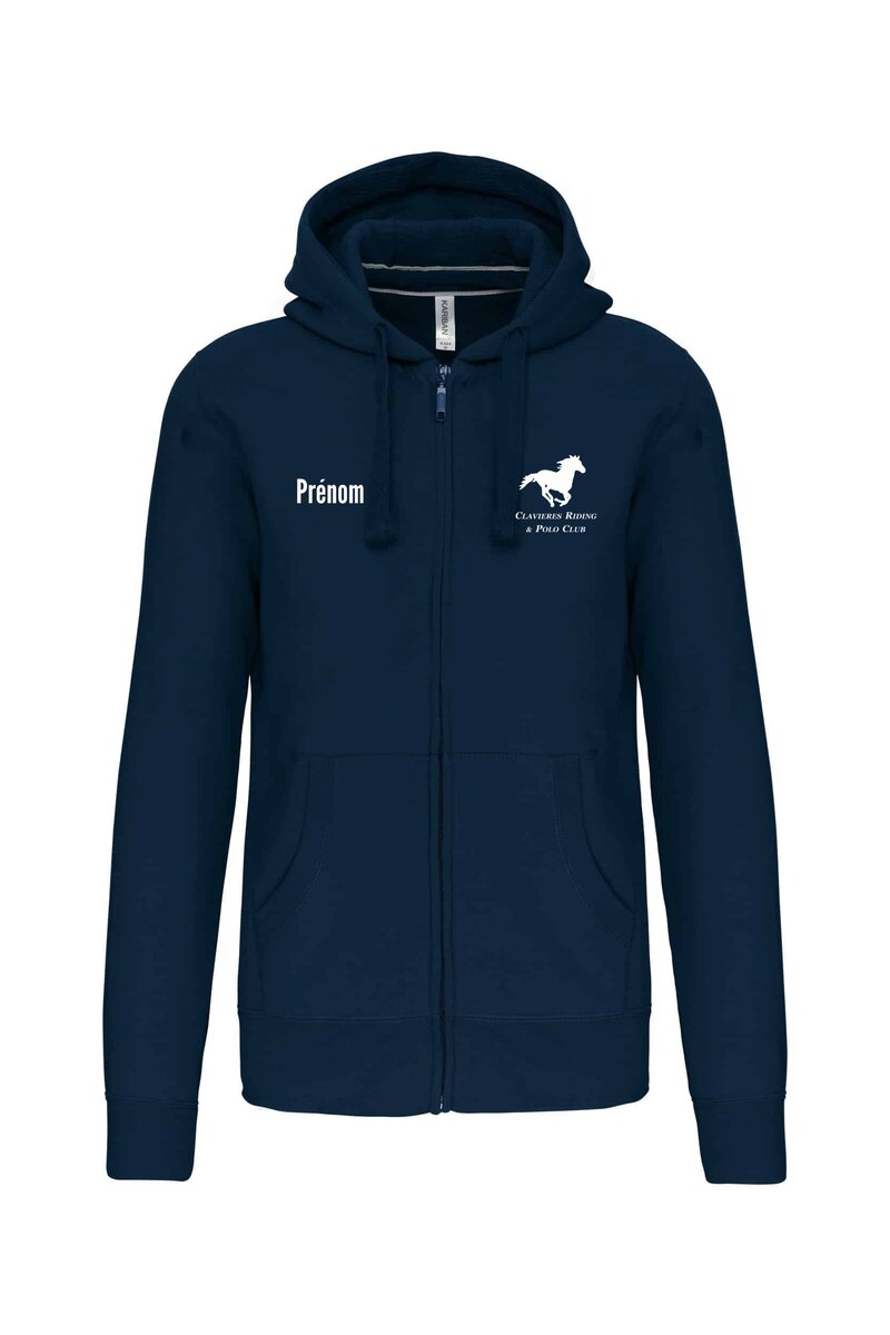 Image Sweat zippé à capuche Clavieres Riding & Polo Club 4325