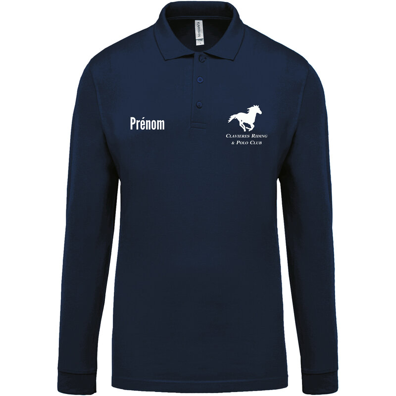 Image Polo manches longues Clavieres Riding & Polo Club 4347